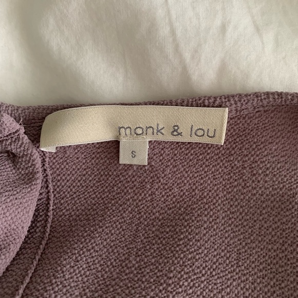 Monk and Lou oversized purple blouse - Picture 3 of 3